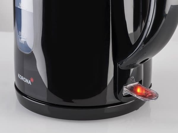 Korona elektrisk - 20330 - Korona Svart vattenkokare - Med 360 basstation - 2200 W - 1,7 l - Plast - Svart