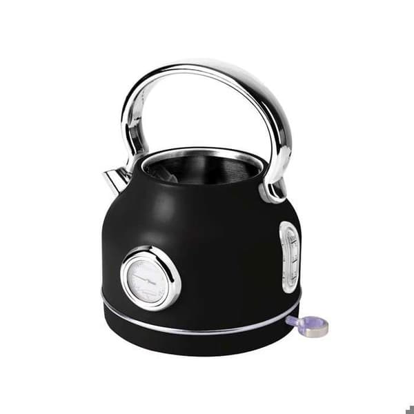 Elektrisk vattenkokare med termometer 1,7 l Kollektion Matte Black BH-9640 av Berlingerhaus