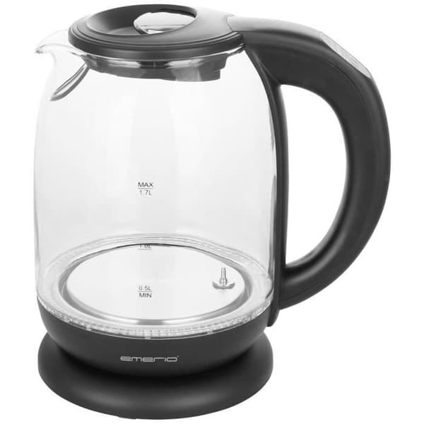 Trådlösa vattenkokare - EMERIO - WK-119255.5 - 1,7 Liter - 2200 Watt - Svart