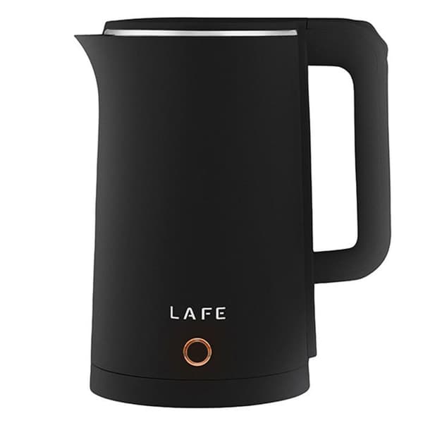 Elkedel Lafe, dubbelväggig, 1800W 1.8L, svart