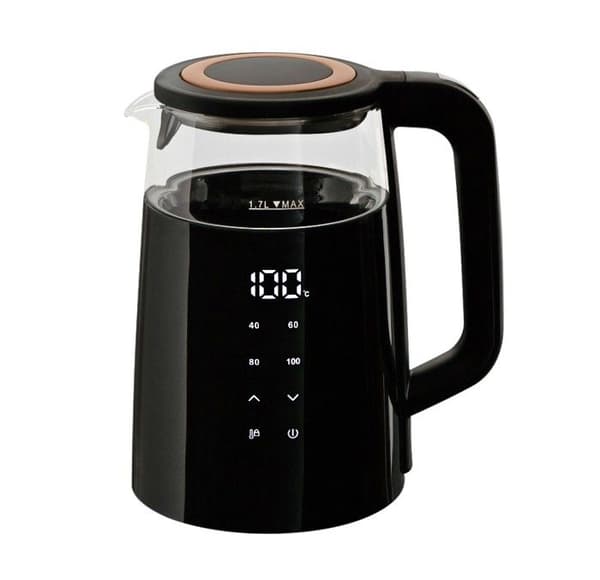Elektrisk Kanna - Berlingerhaus - BH-9477 - 1,7 L - Digital Display - Svart/Rosa/Guld