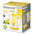 Miniatyrbild 2 av 2: Bouilloire Sencor SWK 1816YL - Vit, Gul - 1,8 L - 2000 W - Plastik, Rostfritt stål