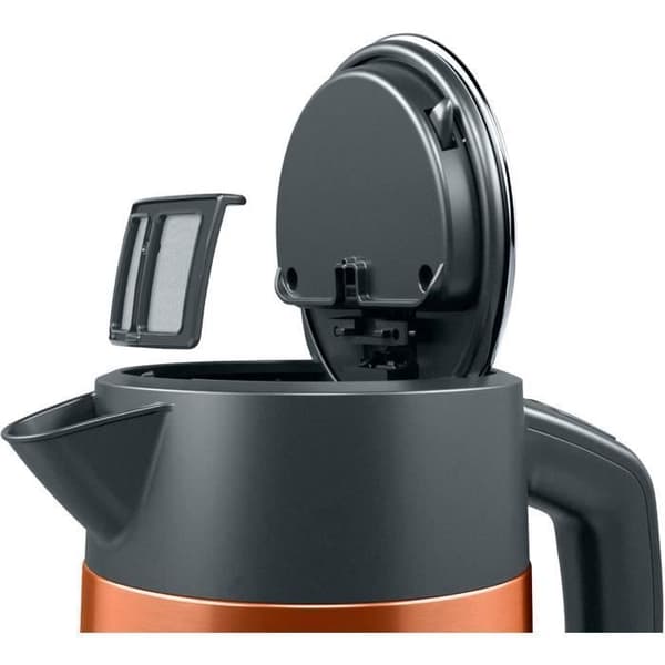 Bosch TWK4P439 vattenkokare - 1,7 L - Svart/Guld - 2400 W - Anti-kalk