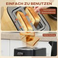 Miniatyrbild 8 av 9: Kokare Brödrost Set, 2200 W 1,7L, 21.2x16x24.3 cm, Svart