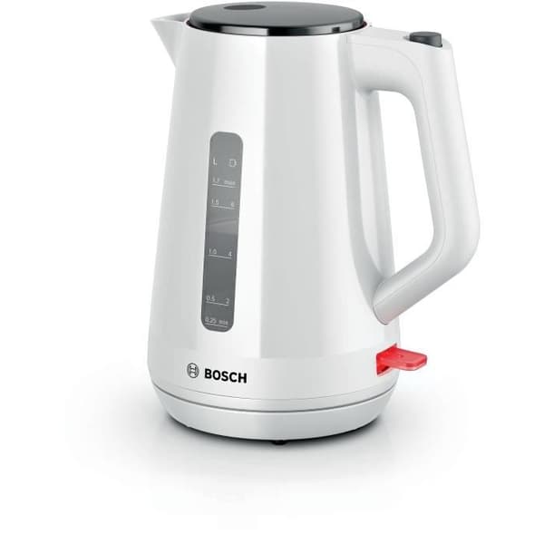 Vedenkeitin - BOSCH - TWK1M121 MyMoment - Valkoinen - tilavuus 1,7 l - 360° jalusta - johdon säilytys - 3 automaattista turvaominaisuutta