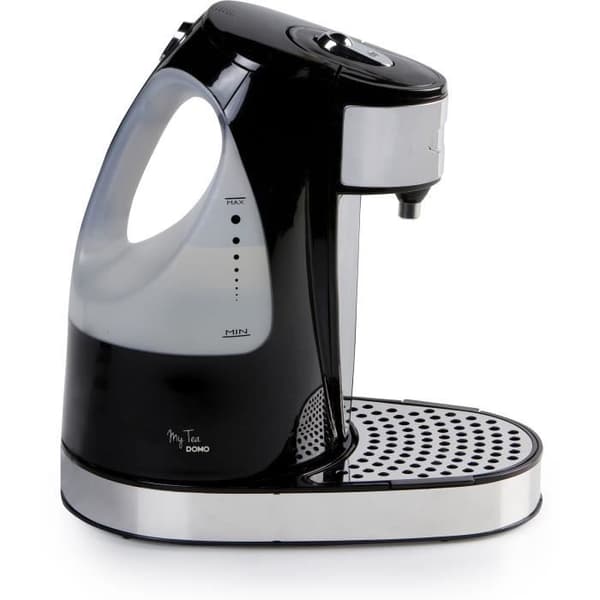 DOMO DO482WK Varmvattenfontän - 1.5L - 3000W - Svart / rostfritt stål