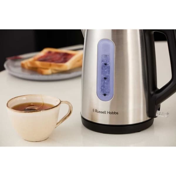 Vattenkokare - RUSSELL HOBBS - HEATON - 2400 W - 1,7 L - Rostfritt stål