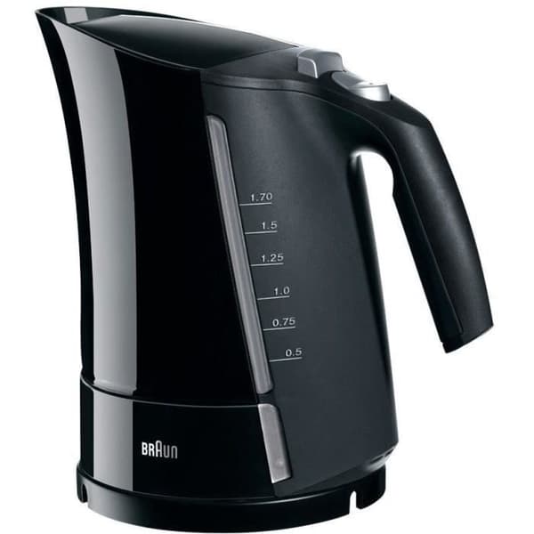 BRAUN Multiquick 5 Vattenkokare - 1,6 L - Svart - Snabbkokningssystem