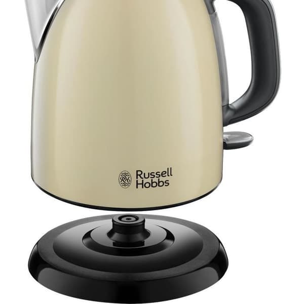 Russell Hobbs 24994-70 Colours Plus Kompakt Vattenkokare - 1L, Snabb, Antikalkfilter, Krämfärgad