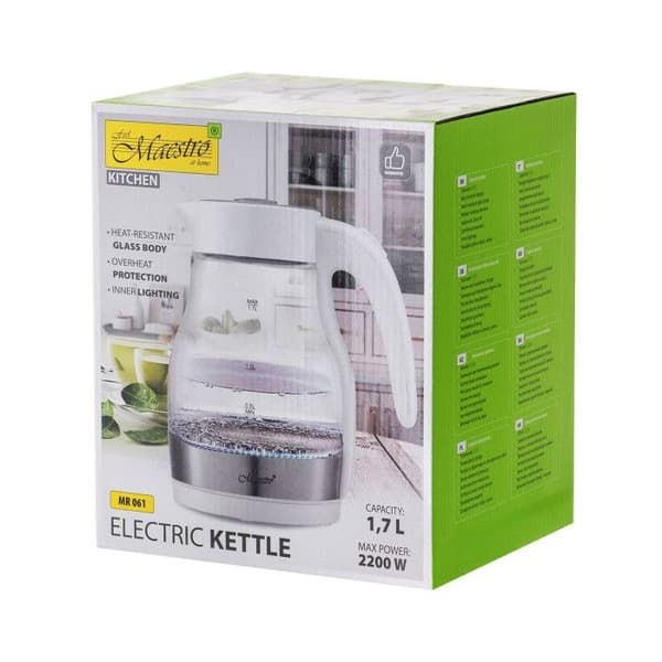 Bouilloire Feel Maestro MR-061 Vit 1850-2200 W 1,7 L