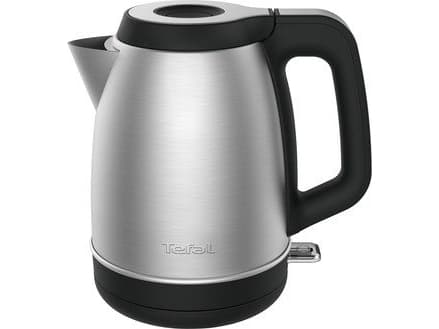 Tefal KI280D, 1,7 l, 2400 W, Svart, Rostfritt stål, Rostfritt stål, Vattennivå indikator, Sladdlös