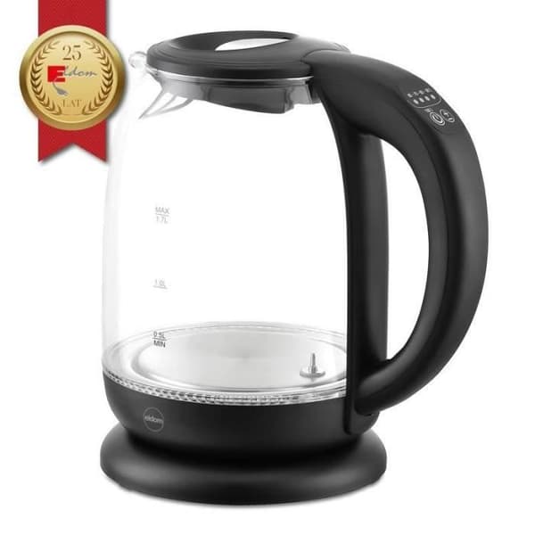 Vattenkokare - ELDOM - C510C LUMI - 2200 W - Sladdlös gjutning - 360 graders bas - 1,7 L