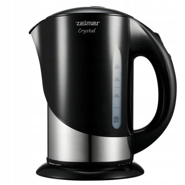 Elkittel - Zelmer - Crystal - 2200 W - Svart - Trådlös hällning