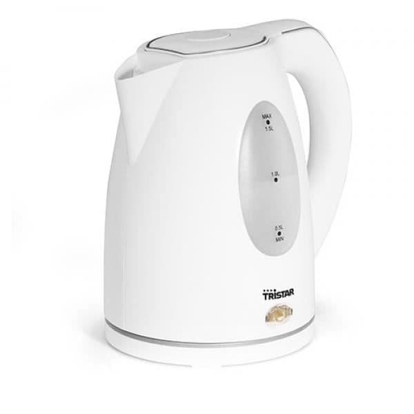 TRISTAR WK1324 vattenkokare - Kapacitet 1,5L - 2000W - Vit
