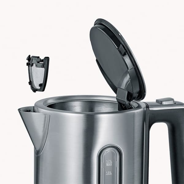 Severin 3418000 elkedel 1,7 L 3000 W Sort, Rustfrit stål