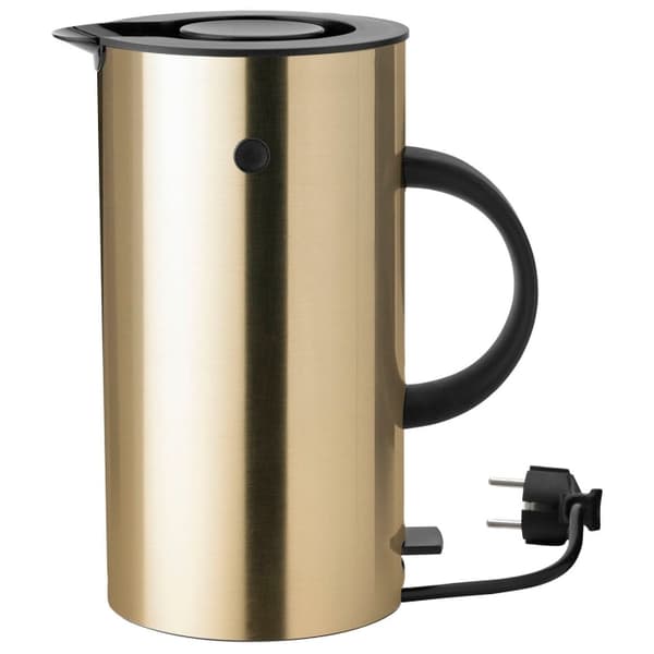 Stelton EM77 Vannkoker 1,5 L (børstet messing)
