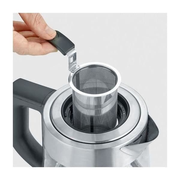 SEVERIN - Tekanna/vattenkokare - 1 L - 2200W - glas - rostfritt stål - 360° bas - 3473