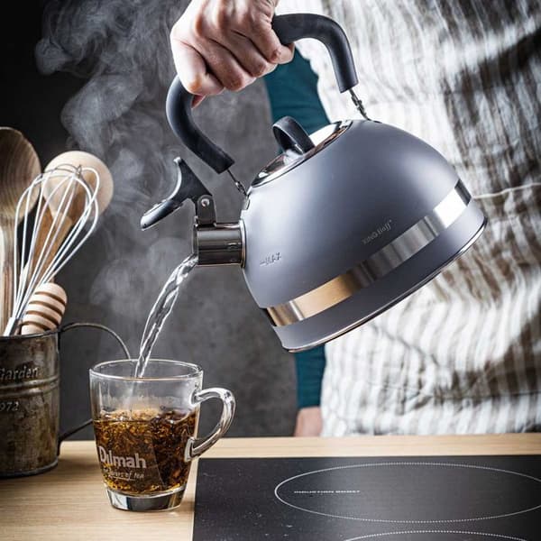 Kettle - KINGHOFF - KH-1851 - Rostfritt stål - 1,8L - Inbyggd visselpipa