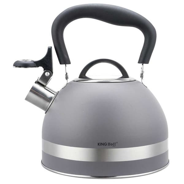 Kettle - KINGHOFF - KH-1851 - Rostfritt stål - 1,8L - Inbyggd visselpipa