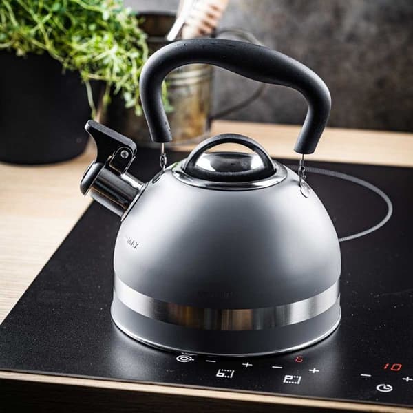 Kettle - KINGHOFF - KH-1851 - Rostfritt stål - 1,8L - Inbyggd visselpipa