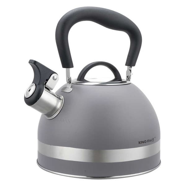 Kettle - KINGHOFF - KH-1851 - Rostfritt stål - 1,8L - Inbyggd visselpipa