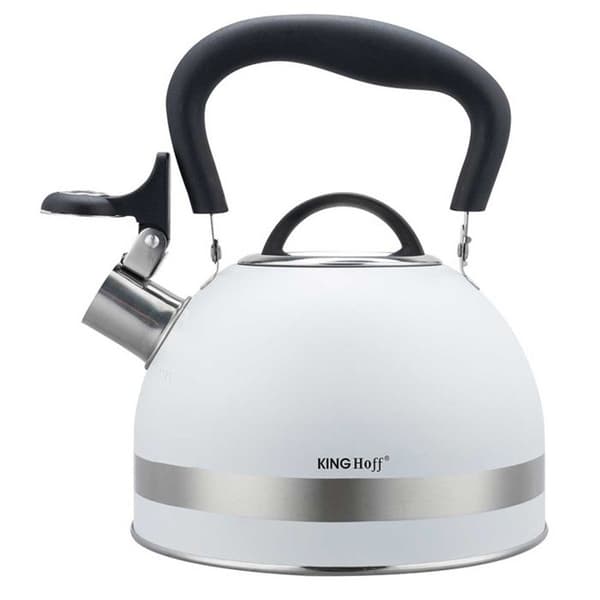 Vattenkokare - KINGHOFF - KH-1852 - 1,8L - Rostfritt stål - Inbyggd visselpipa