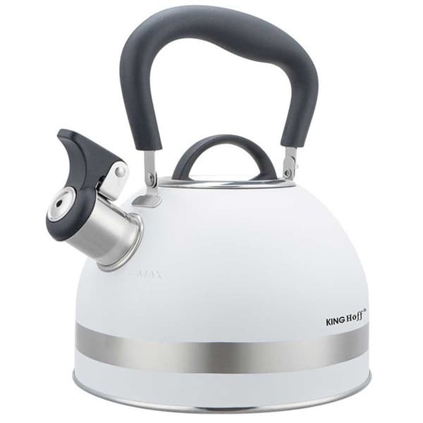 Vattenkokare - KINGHOFF - KH-1852 - 1,8L - Rostfritt stål - Inbyggd visselpipa