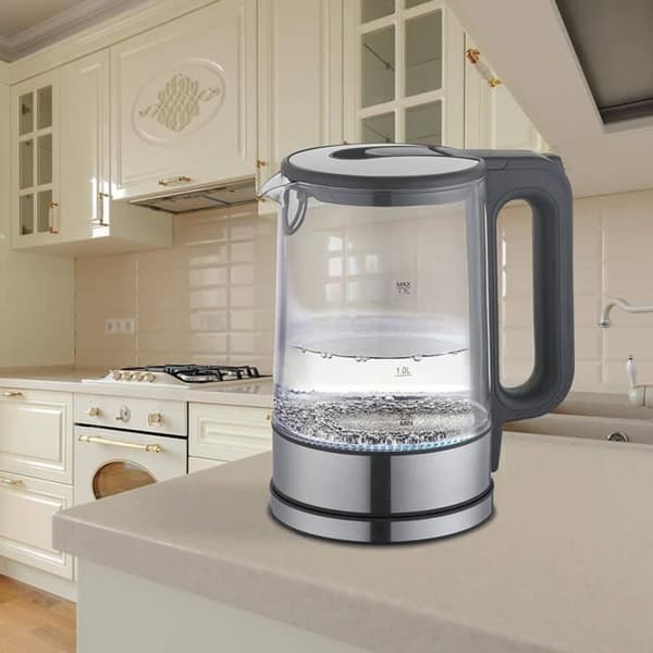 Sladdlös vattenkokare MAESTRO MR-053 1,7L glas och belyst rostfritt stål 2200W