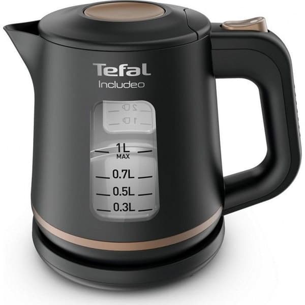 Bouilloire électrique INCLUDEO 1 L, Enkel och praktisk användning, Ergonomiskt handtag KI533811