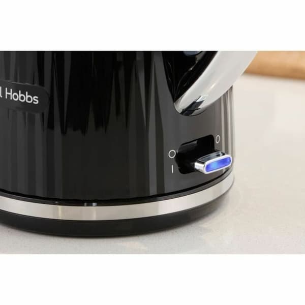 Vattenkokare Russell Hobbs Svart Rostfritt stål Plast 2400 W 1,7 L
