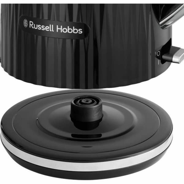 Vattenkokare Russell Hobbs Svart Rostfritt stål Plast 2400 W 1,7 L