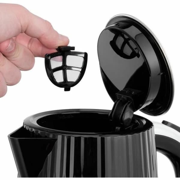 Vattenkokare Russell Hobbs Svart Rostfritt stål Plast 2400 W 1,7 L