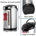 Miniatyrbild 2 av 4: INN Vattenkokare elektrisk 6,8L 800W 220v i rostfritt stål termokanna med pump och handtag vattenkokare i rostfritt stål