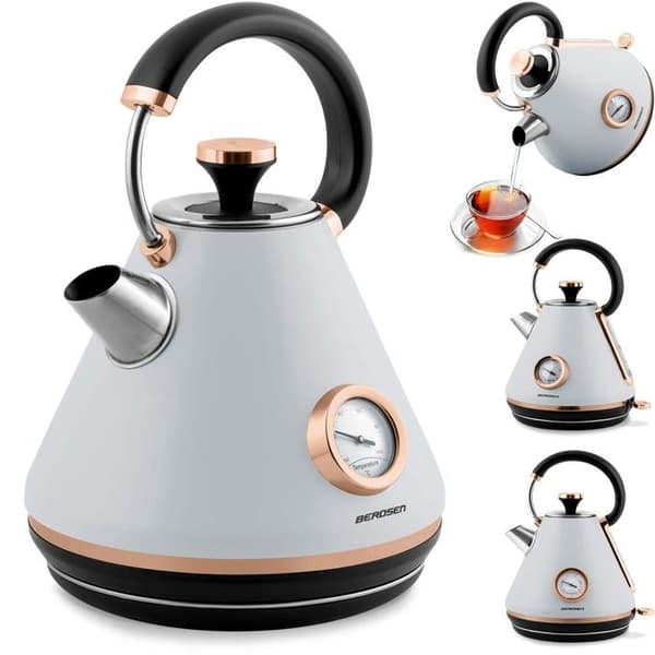 Elkanna med termometer 1,7L Berdsen BD-701 grå