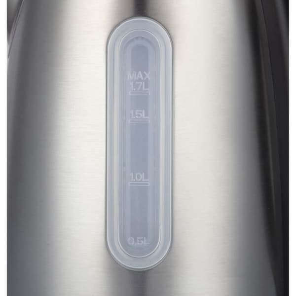Elkedel - BRANDT - BO1202B - 1,7 L - 5 temperaturer + varmholdning - Rustfrit stål og sort