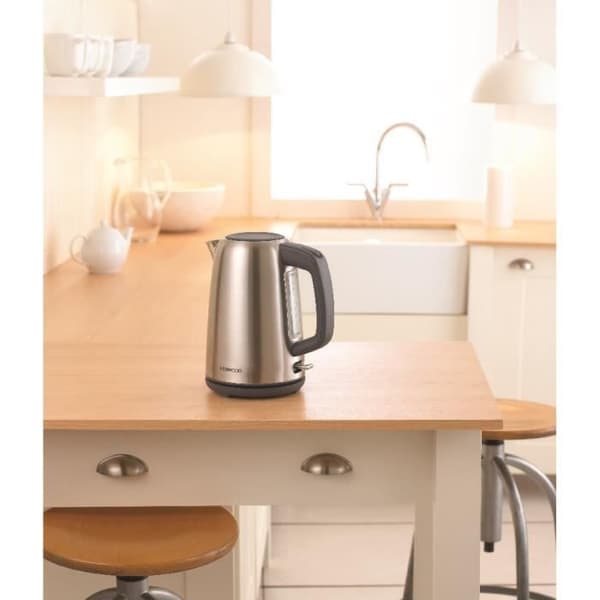 Kenwood Scene SJM490 vattenkokare - Kapacitet 1,7L - Anti-kalkfilter - Satin och grått rostfritt stål
