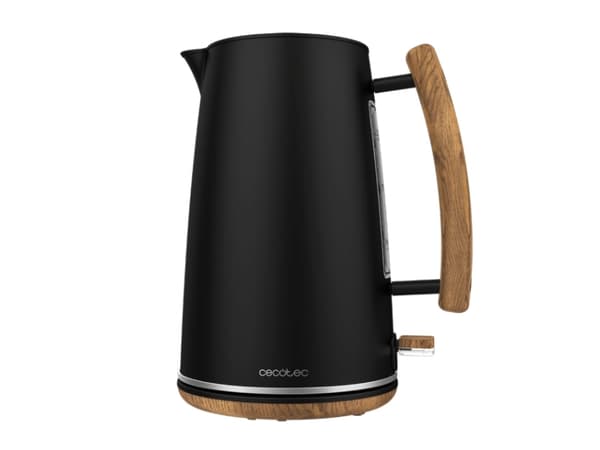 Cecotec Thermosense 400 svart vattenkokare i trä