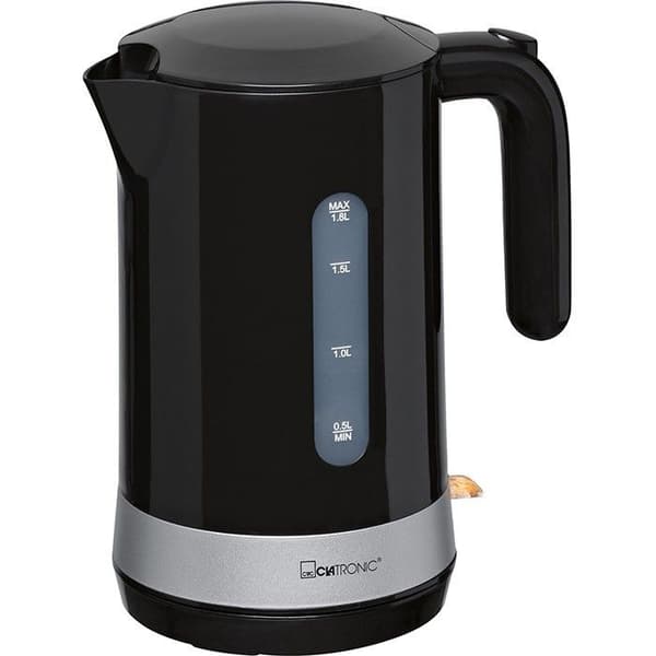 Elektrisk vattenkokare - Clatronic WK 3452 - 1,8L - 2200W - Svart
