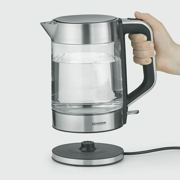 Vattenkokare med LED -ljus Severin WK 3420 Svart 2200 W 1,7 L