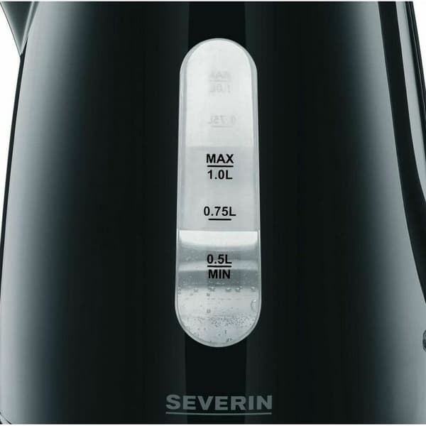 Vandkedel og Elektrisk Tekedel Severin WK 3410 Sort Plastik 2200 W 1 L