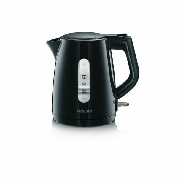 Vandkedel og Elektrisk Tekedel Severin WK 3410 Sort Plastik 2200 W 1 L