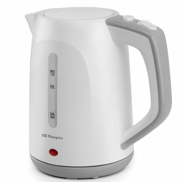 Vattenkokare Orbegozo KT 5011 Vit Plast 1100 W 1 L