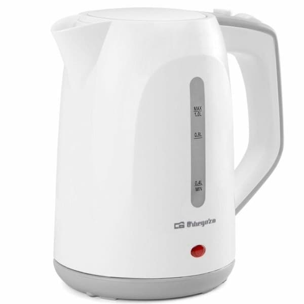 Vattenkokare Orbegozo KT 5011 Vit Plast 1100 W 1 L