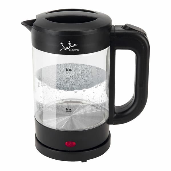Vedenkeitin JATA 1500 W 1,2 L Läpinäkyvä Ruostumaton teräs Borosilikaattilasi