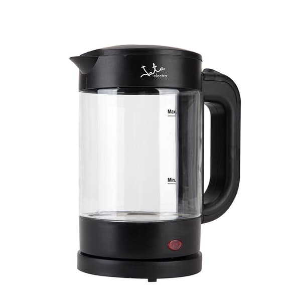 Vattenkokare JATA 1500 W 1,2 L Transparent Rostfritt stål Borosilikatglas