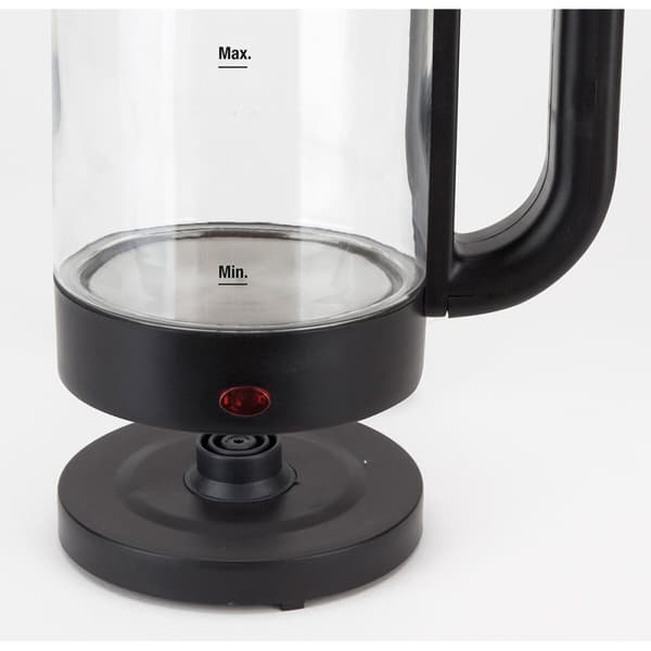 Vattenkokare JATA 1500 W 1,2 L Transparent Rostfritt stål Borosilikatglas