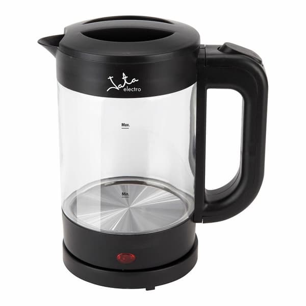 Vattenkokare JATA 1500 W 1,2 L Transparent Rostfritt stål Borosilikatglas