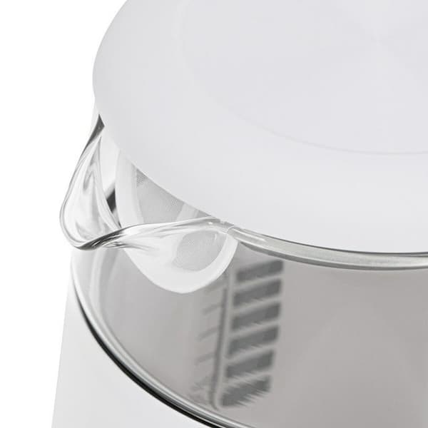 Vattenkokare Adler AD 1305ws Vit Silvrig 2200 W 1,7 L