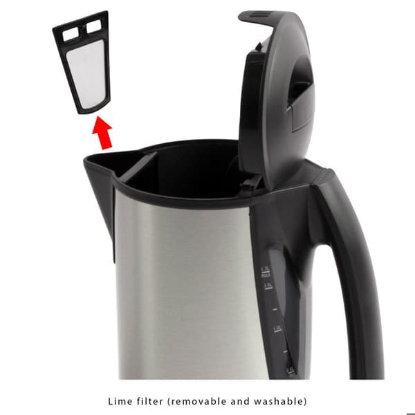 Vattenkokare - CLATRONIC - WKS 3288 - 1,7 liter - Rostfritt stål - 2200 Watt