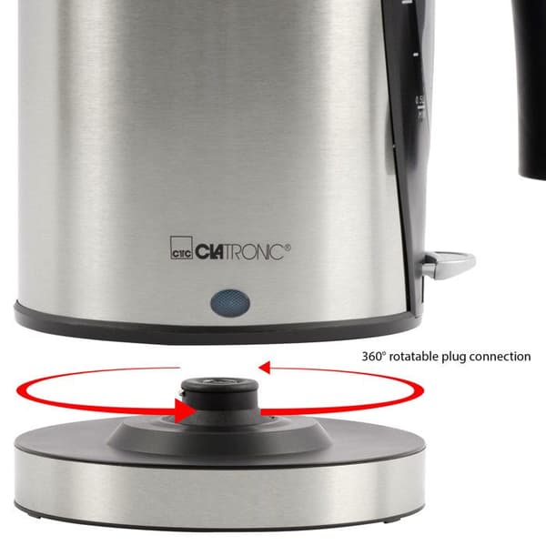 Vattenkokare - CLATRONIC - WKS 3288 - 1,7 liter - Rostfritt stål - 2200 Watt